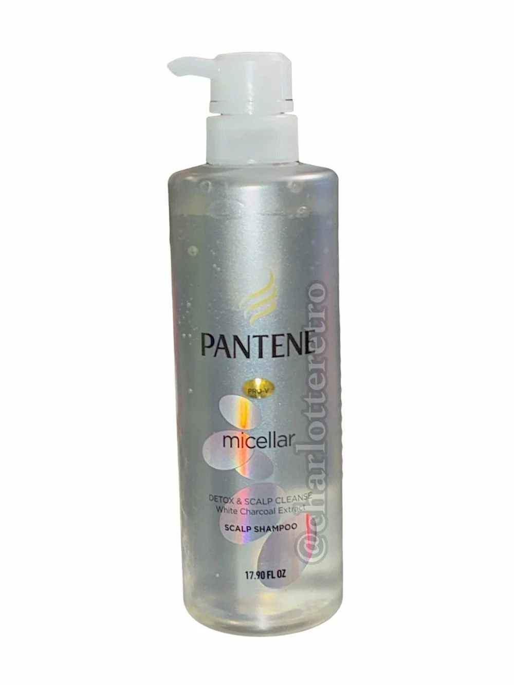 Pantene • Micellar Detox & Scalp Cleanse Shampoo  • White Charcoal (Thailand)